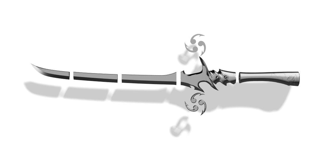 BAAL Mistsplitter Elemental Blade 3D Printed Kit [Genshin Impact] illustrismodels