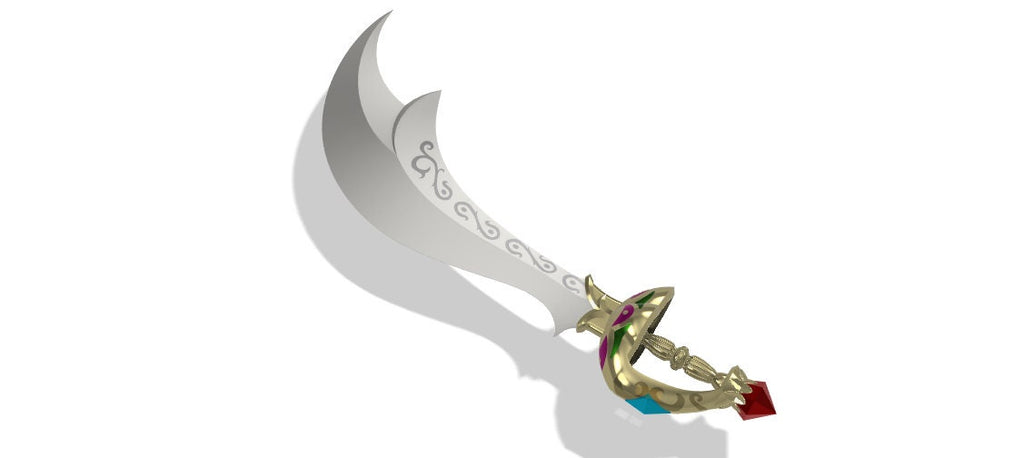 URBOSA Scimitar of the Seven 3D Printed Kit [Legend of Zelda: Breath of the Wild] illustrismodels